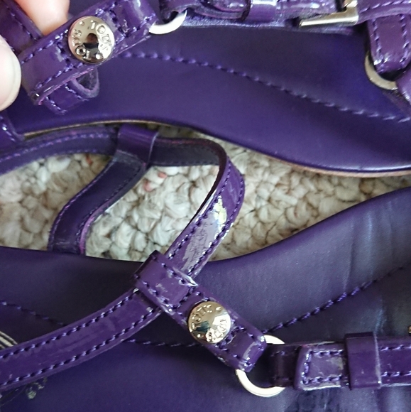 TOD’s T-Strap thong Sandals in Purple Patent Leather Size 6.5 - Picture 6 of 12